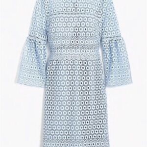 J. Crew Light Blue Lace Dress